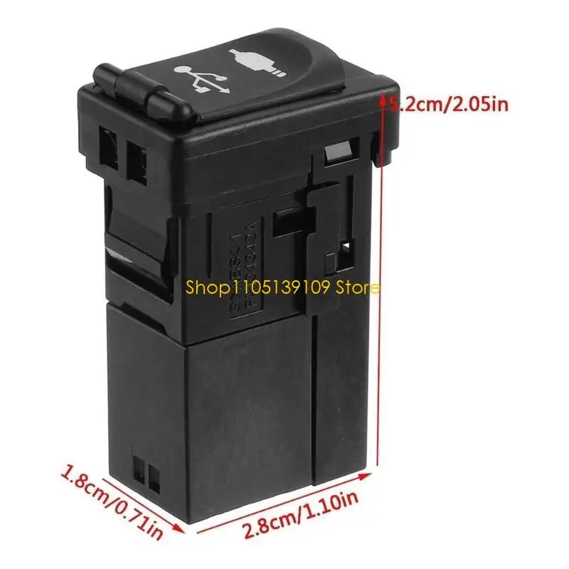 محول مقبس منفذ USB أساسي للسيارة 86190-0R010 86190-52060 55434-02220، ميزة الشحن السريع، لا يتطلب أدوات #6