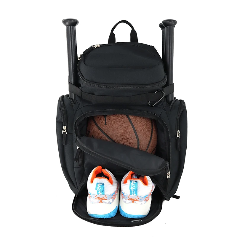 35L Baseball Basketball Soccer Backpacks Large Sports Bag with Separate Ball holder & Shoes compartment,Cycling Climbing Hiking