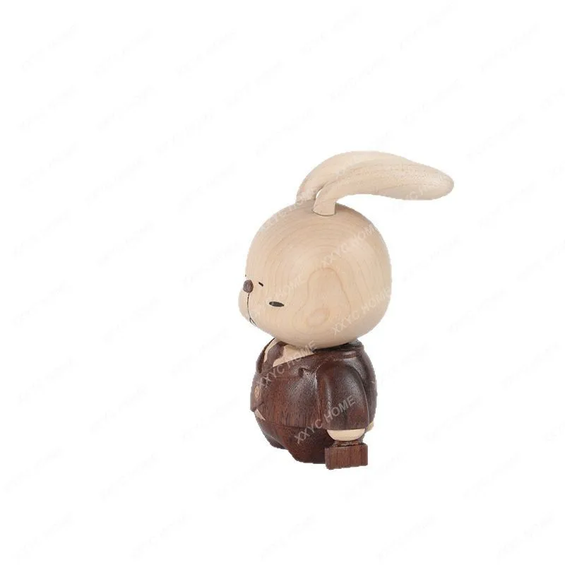 

Tabletop ornaments, healing department, advanced sense, creative and cute decoration, New Year's gift for girls, solid wood