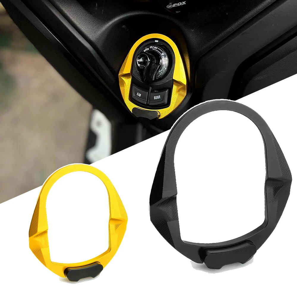 2027 New For Yamaha XMAX300 X-MAX 2023 2024 Motorcycle Accessories Electric Door Lock Trim Cover Door Striker Lgnition Switch