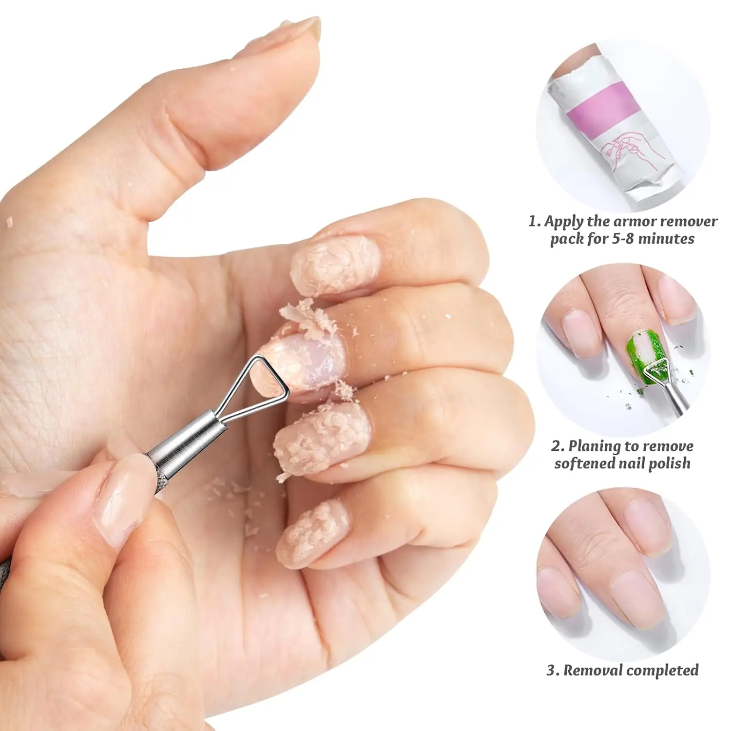 Machine professionnelle portable pour enlever le vernis à ongles, dissolvant rapide de gel UV N64, nettoyeur à vapeur, manucure, nail art