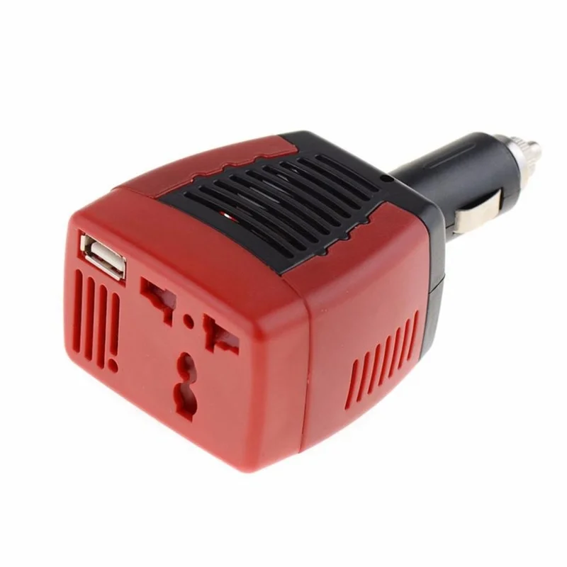 1 stücke Zigarette Leichter Netzteil 150W 12V DC Zu 220V AC Auto Power Inverter Adapter mit USB Ladegerät Port