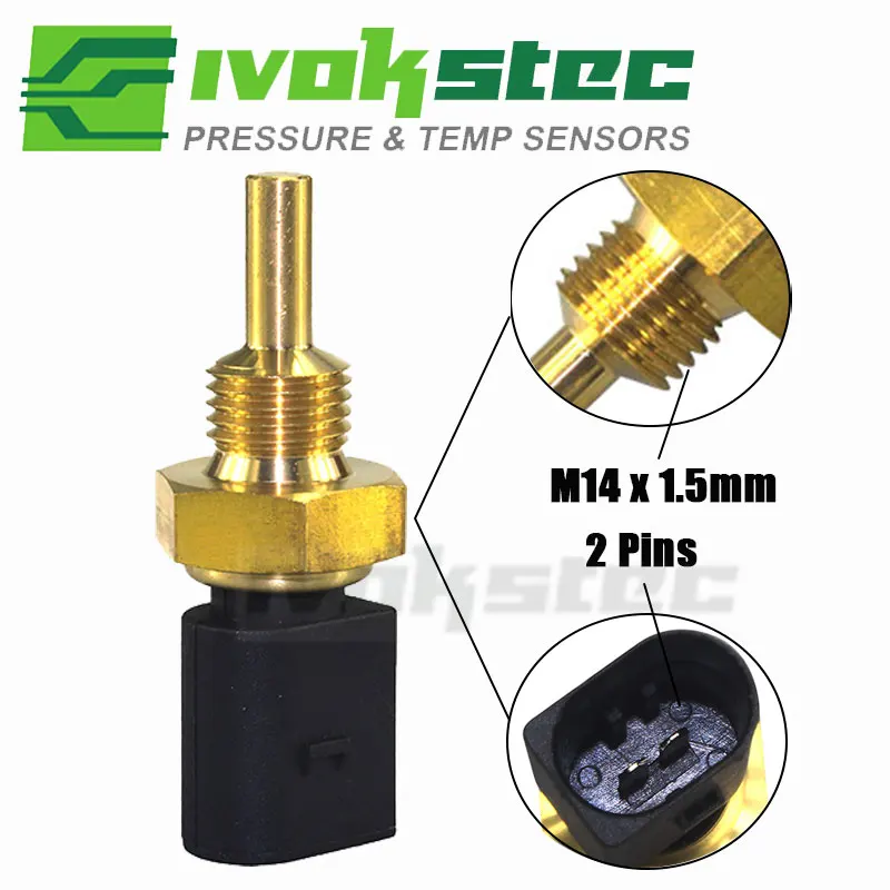 M14 x 1.5mm Coolant Water Temperature Sensor For Mercedes-Benz Citaro Vario Intouro 1996-2005 Detroit DD15 Truck A0041534228