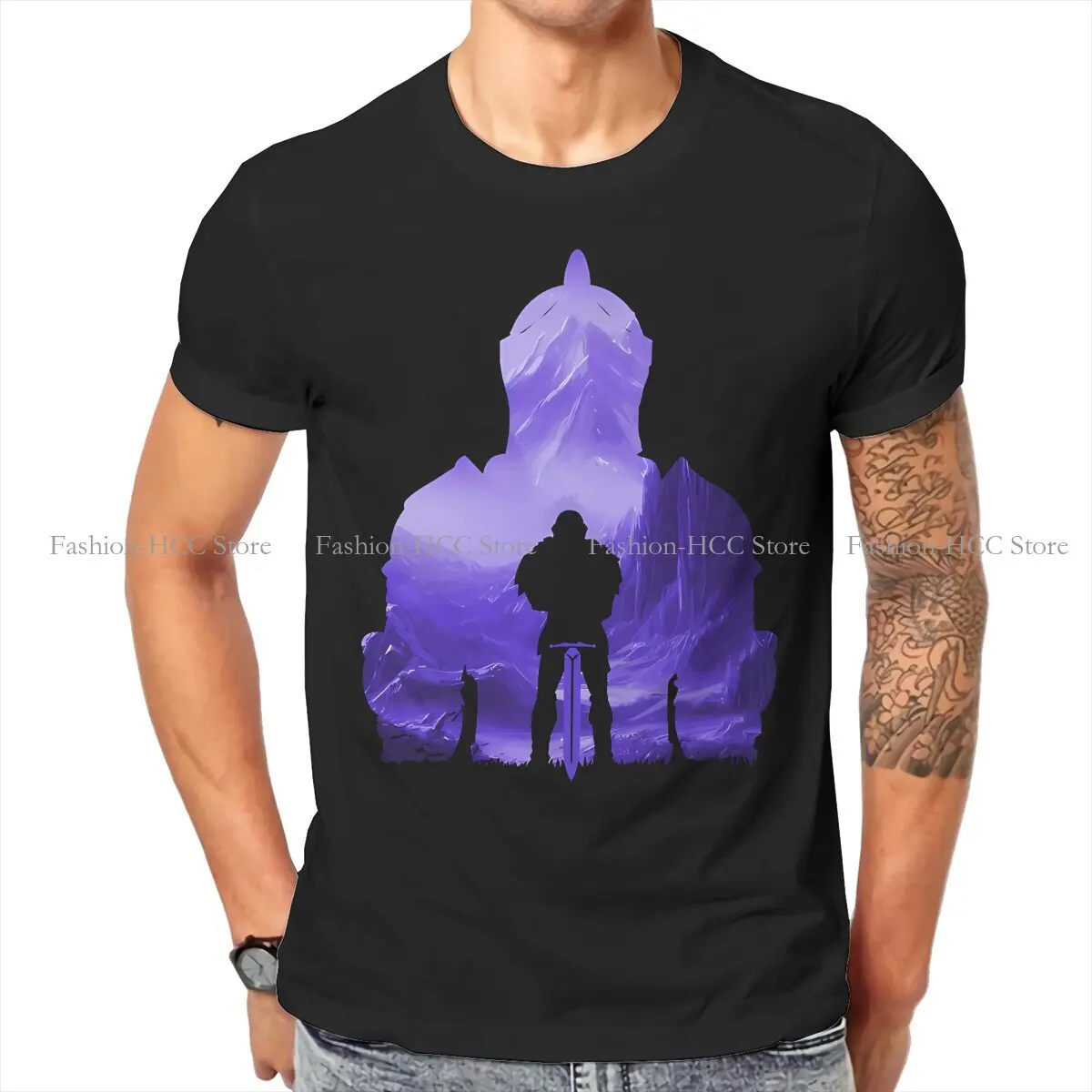 Last Epoch Game TShirt for Men Sentinel  Negative Illusion Soft Casual Tee T Shirt High Quality New Design