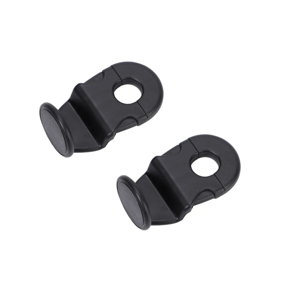 2Pcs ABS Car Back Seat Hook Black Multi-functional Car Interior Organizer 20KG Heavy Duty Car Headrest Hooks