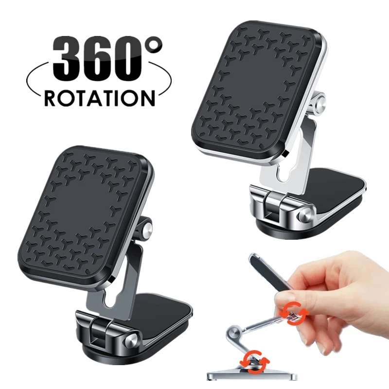 Car Phone Holder Strong Magnetic Universal Phone Mount for iPhone X XR Samsung in Car Free Rotate Mobile Cell Phone Holder Stand
