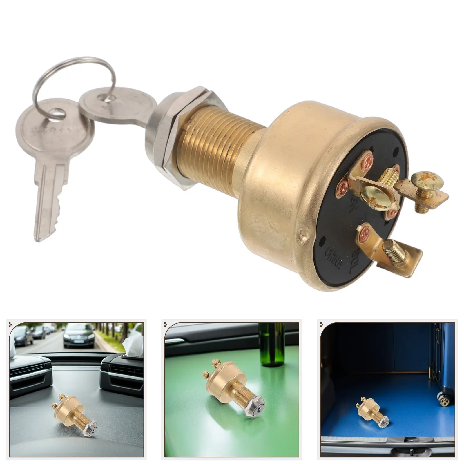 

Усиленный водонепроницаемый коррозионностойкий выключатель зажигания для запуска двигателей морских судов, грузовиков, фургонов