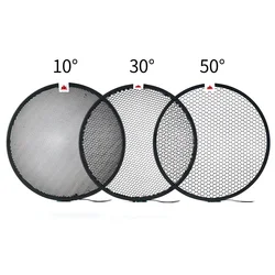 10 20 30 40 50 60 degree Honeycomb Grid for 7'' Standard  Bowens Mount Reflector Diffuser Lamp Shade Dish Studio Flash Speedlite