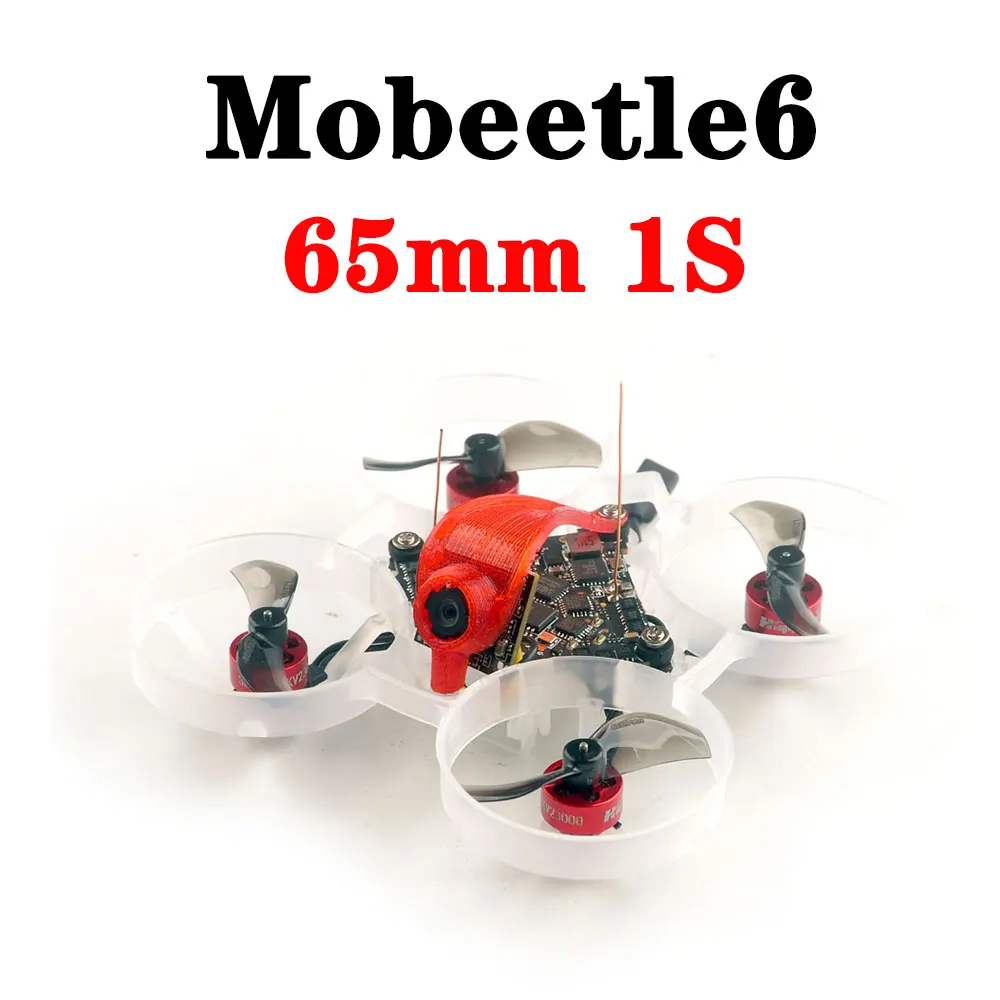 

HappyModel Mobeetle6 DiamondF4 400mW OPENVTX Runcam Nano3 SE0702 KV23000 1S 65mm Tinywhoop Toothpick 2in1 FPV Drone