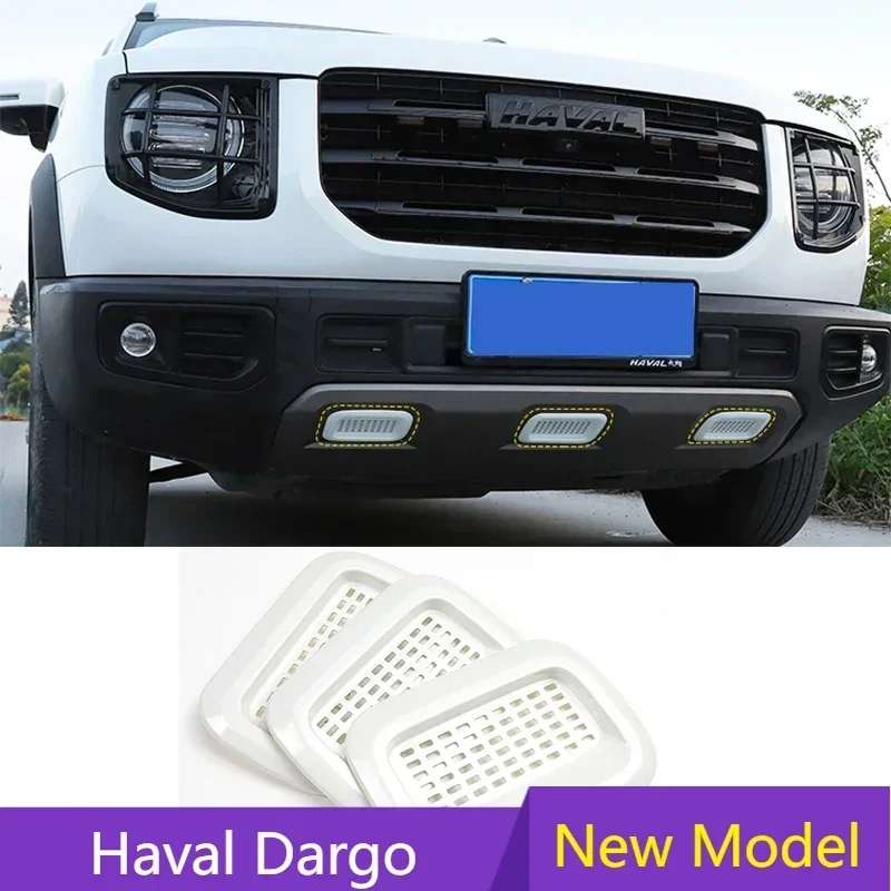 

For GWM Great Wall Haval Dargo 2022 2023 Front Bumper Below Anti-bug Net Dust Cover Protective Cover Car Accessories