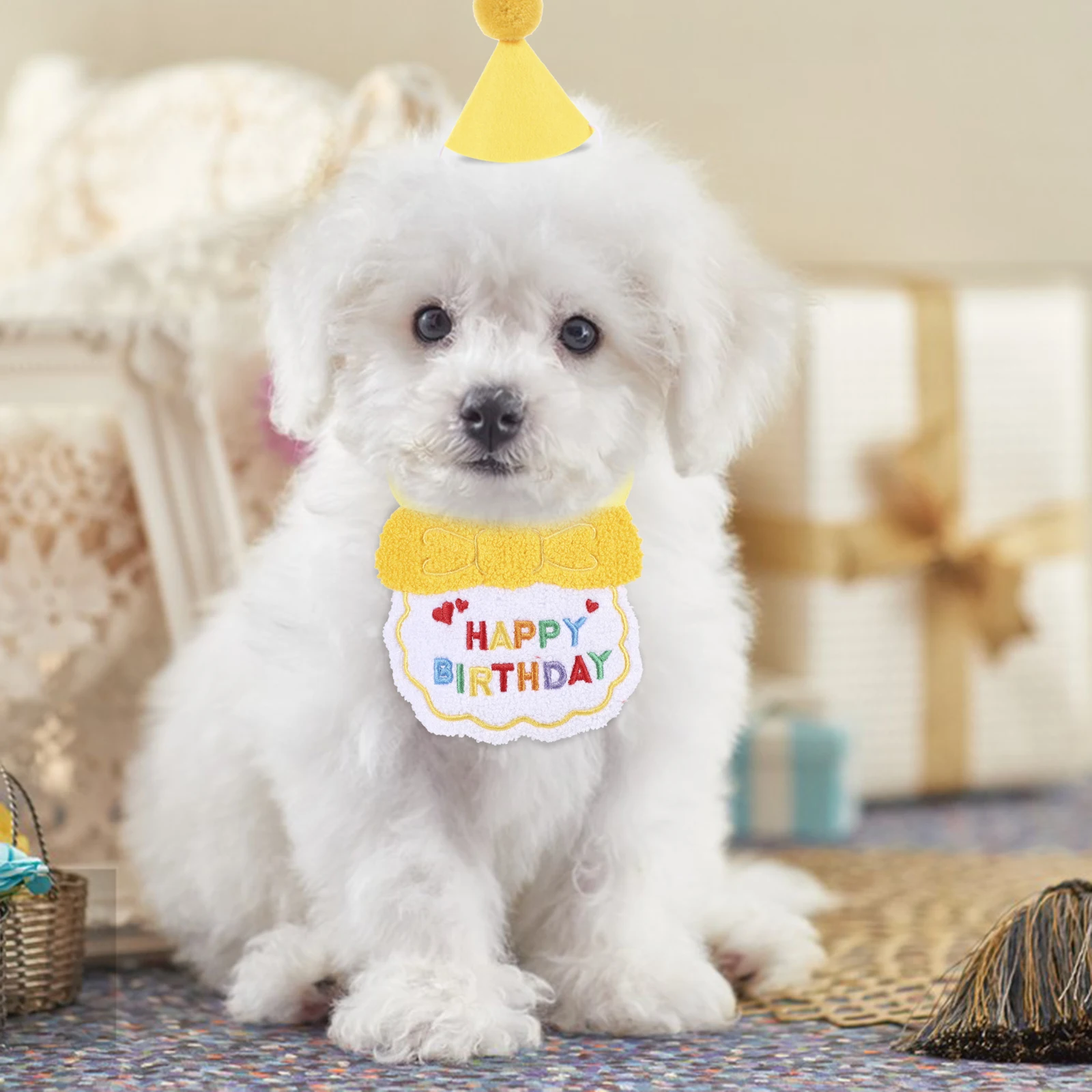 

Pet Costume Dog Supplies Birthday Cat Hat Wear Resistant Lightweight Portable Reusable B Fits Occasions Easy Storage
