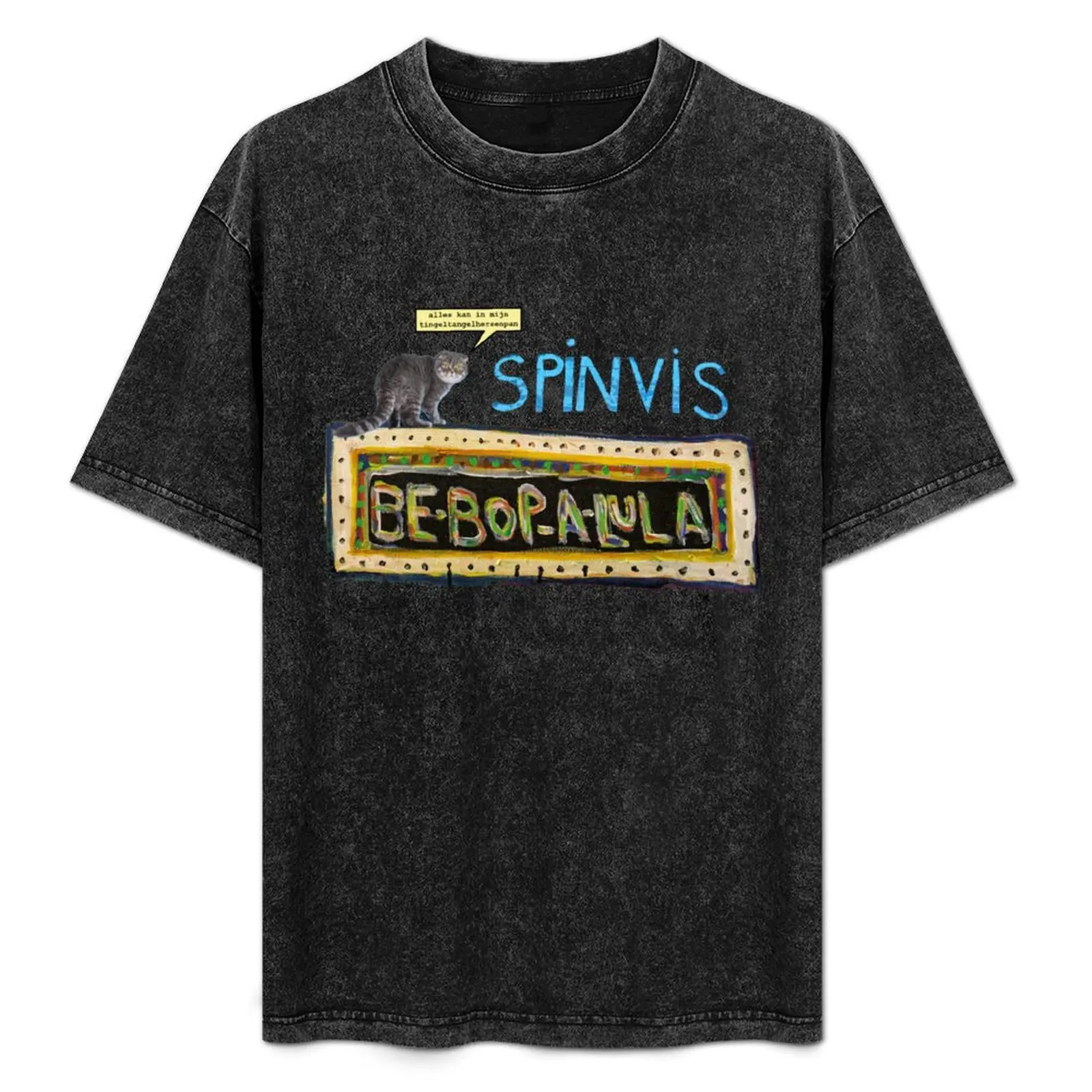 Spinvis - Camiseta Be-Bop-A-Lula / Tingeltangelhersenpan com estampa estilo vintage