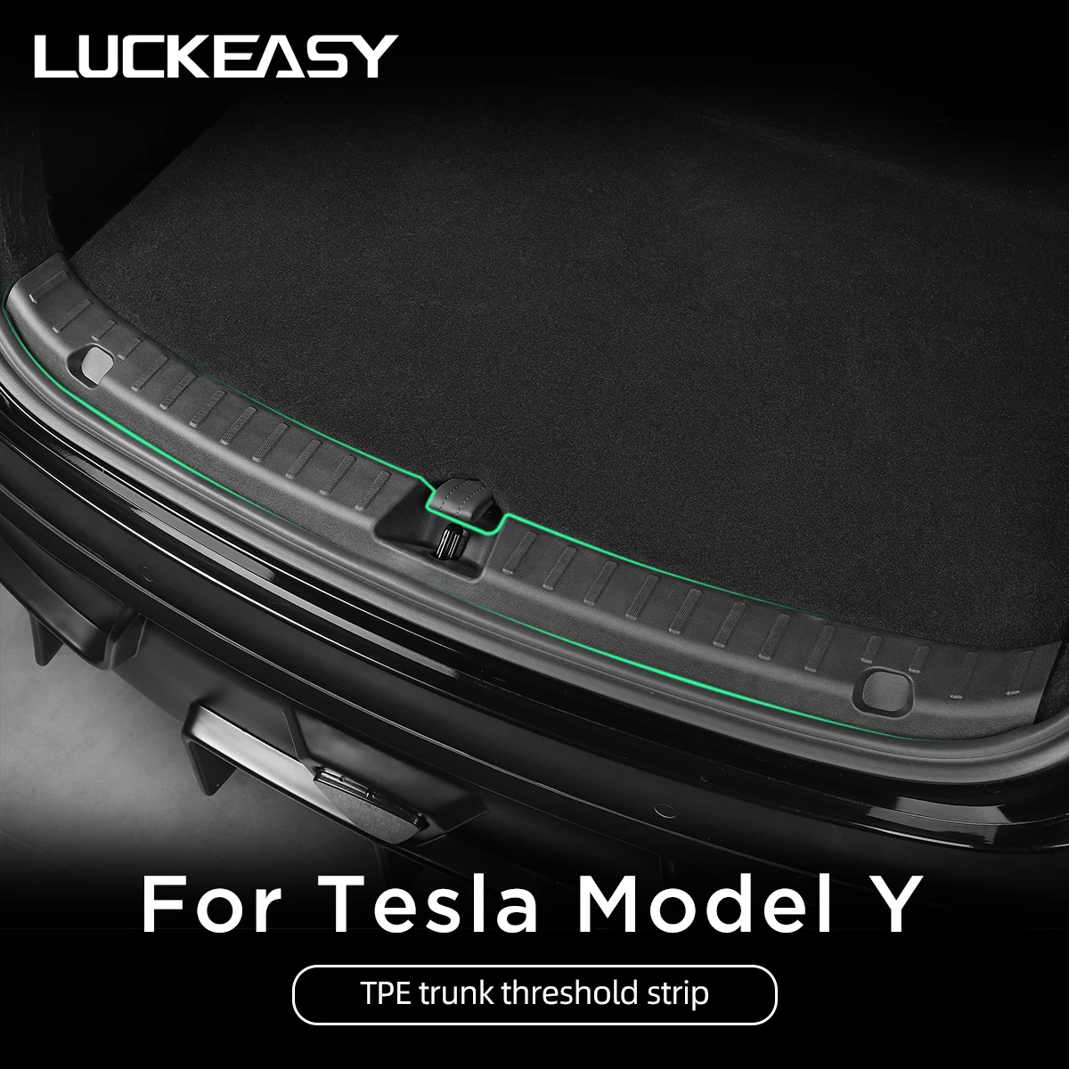 For Tesla Model 3 Y Rear Trunk Threshold Bumper Door Sill Guard Protector Cover Tail Box Anti-Scratch Accessories Modification