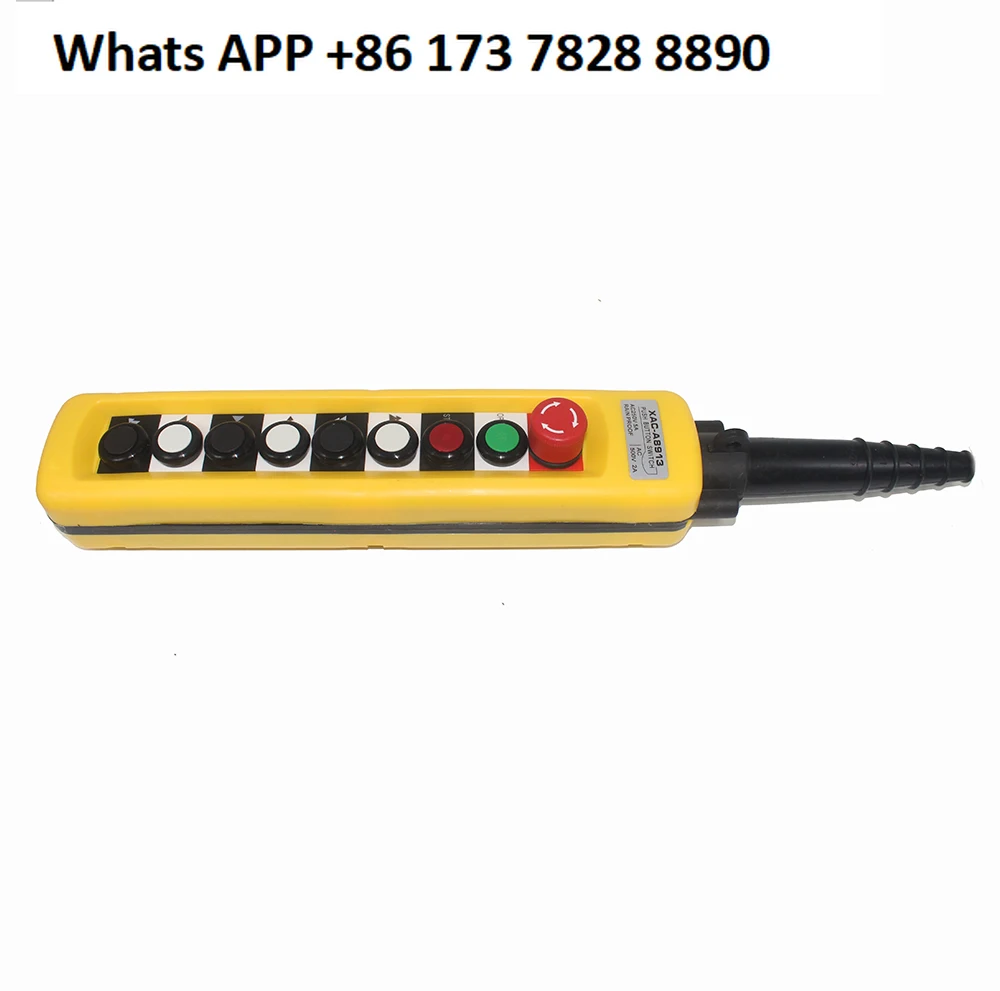 

XAC-A8913 Two-speed electric Hoist Crane lifting button driving control handle switch TNHA 8 Pushbutton Pendant Control Station