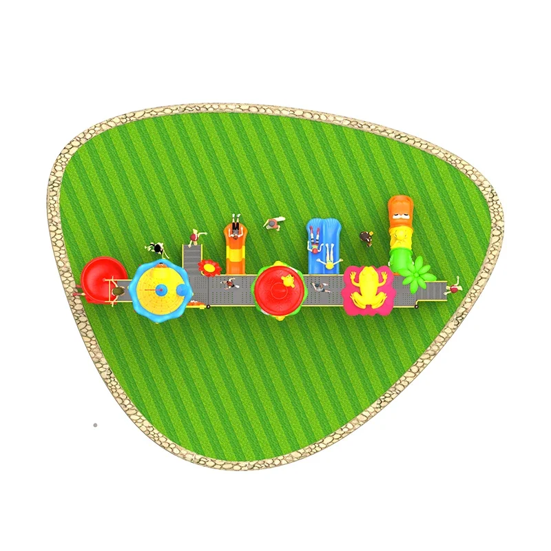 

Высококачественная безопасная комбинированная детская горка для игр, детская уличная игровая площадка, пластиковая горка