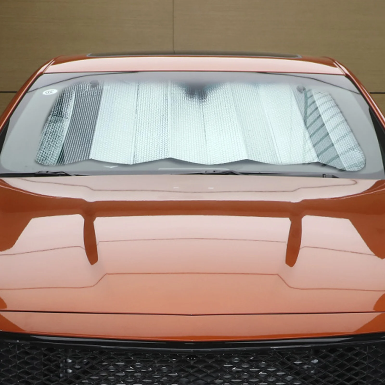 

140*70Cm Front Windshield Solar Reflective Silver Uv Protection Foldable Large Size For Car Interior Cooling Car Sun Shade