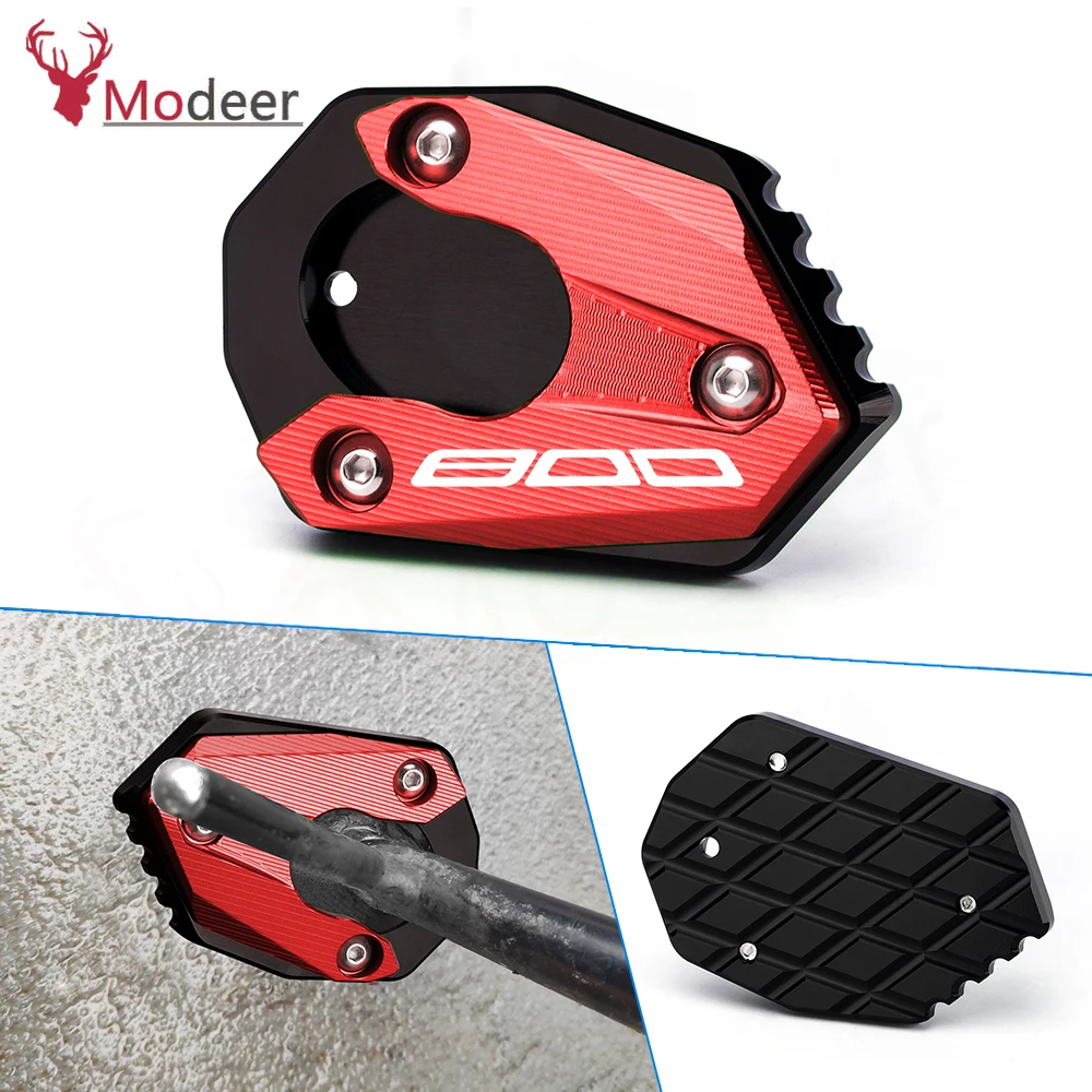 

For KAWASAKI Z800 Z900 z800 z900 Z 800 900 Motorcycle Accessories Aluminum Kickstand Enlarge Plate Side Stand Extension Pad