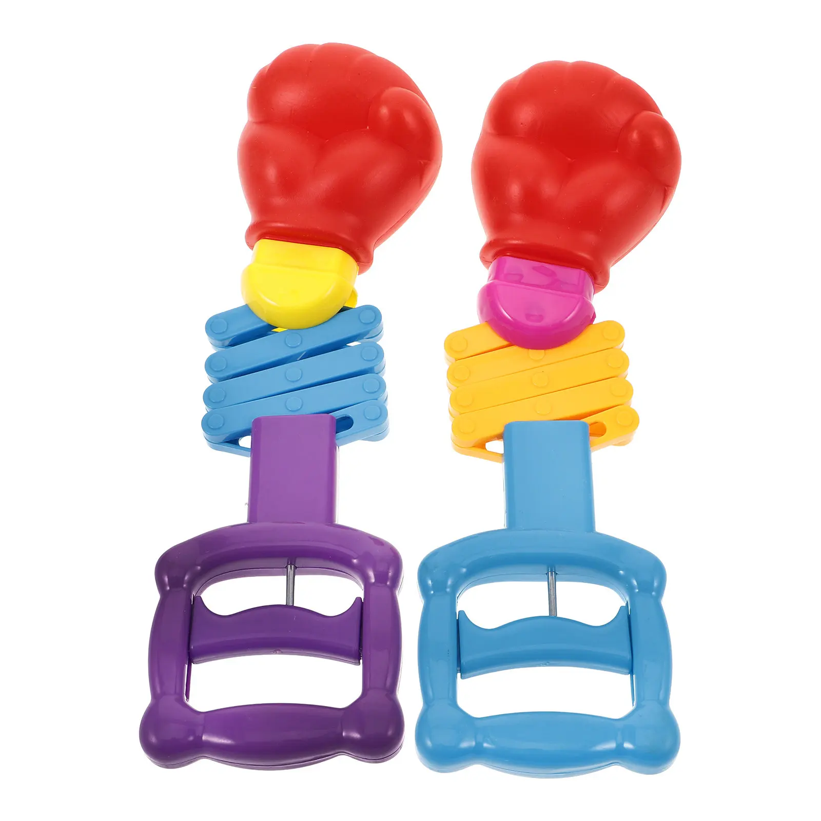 

2Pcs Spring Retractable Fist Shooter Trick Indoor Plaything Funny Telescopic Fists Prank Interaction