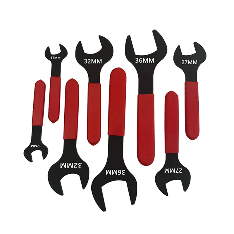 Hot！7mm-31mm Metric Single Open End Wrench Offset Angle U-Shaped Spanner Flat Head Blackening For Auto Repair