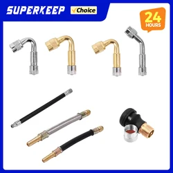 Valve Adapter Air Pump Extended Nozzle Hose Accessories for Xiaomi M365 PRO 1S Electric Scooter 45°/90°/135° Air Tyre Valves