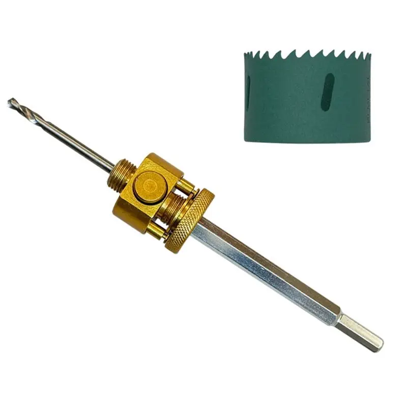 ABMS-Hex Shank Rapid Hole Cutter Quick Coring Hole Opener With Connecting Rod For Wood Gypsum Board B