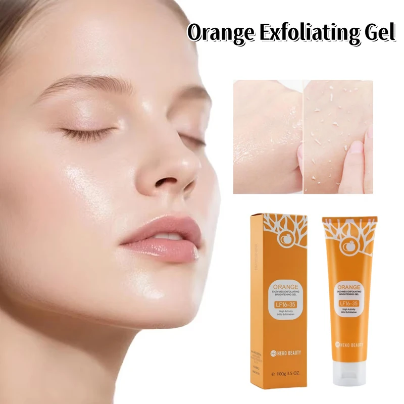 Orange Face Deep Cleaning Exfoliating Gel Skin Care Brightening Moisturizer Deep Hydration Repair Facial Scrub Rich In Vitamin C