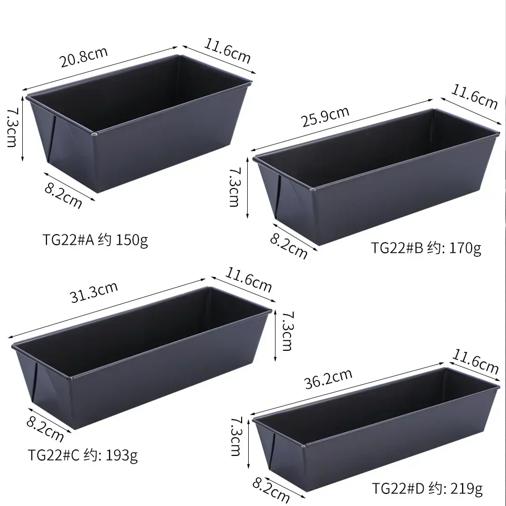 Kitchen Baking Mold Home Rectangular Toast Mould Non-stick Cake Bread Loaf Pan Tray Bakeware Baking Pan