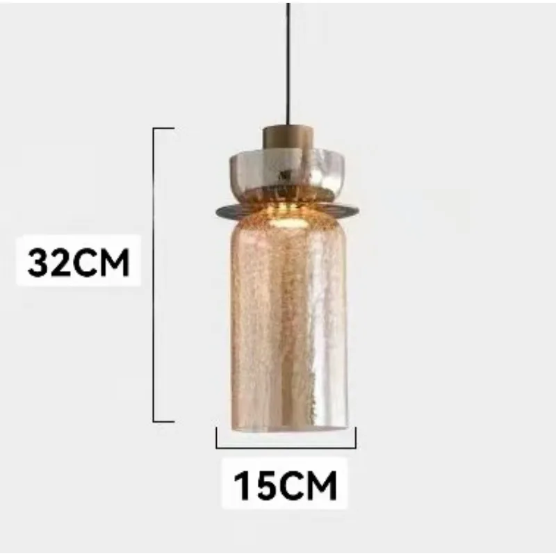 Nordic Glass Hanging Light Cracked Glass Pendant Light 2 Nordic Glass Hanging Light Cracked Glass Pendant Light