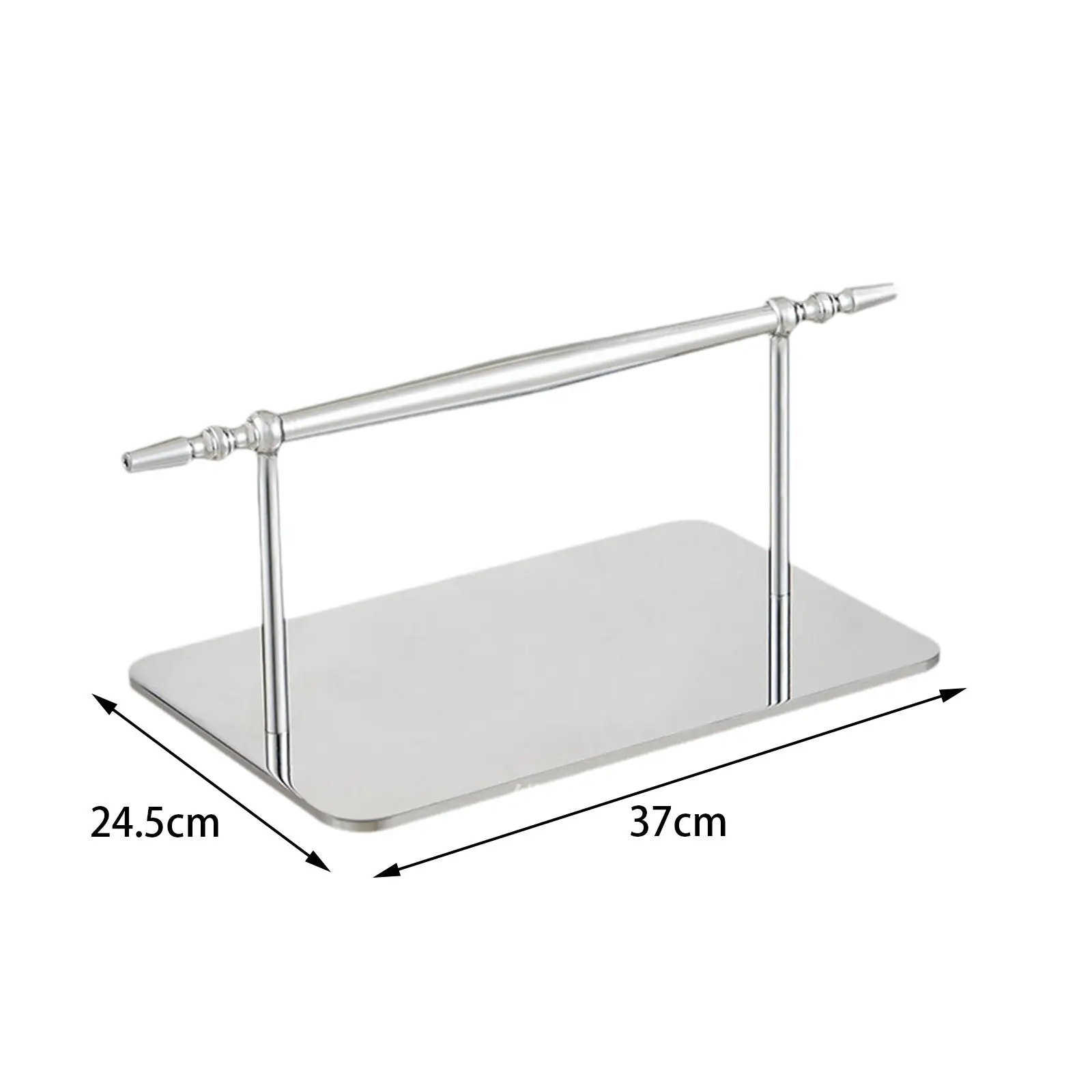 Salon Foot Rest Stand Removable Heavy Duty Hardware Sturdy for Salon Chair Stainless Steel Footrest for Salon Hairdresser Shops