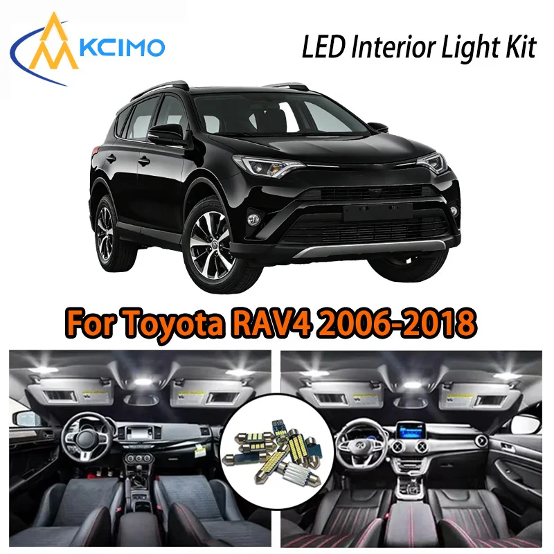 

KCIMO For Toyota RAV4 2006-2018 Premium LED Interior Kit - 2 Colors , Quick Installation, Long-Lasting