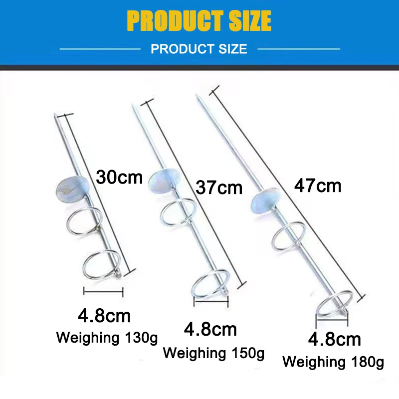 Sea Rod Holder Casting Rod Ground Plug 30/37/47cm Holder Sim