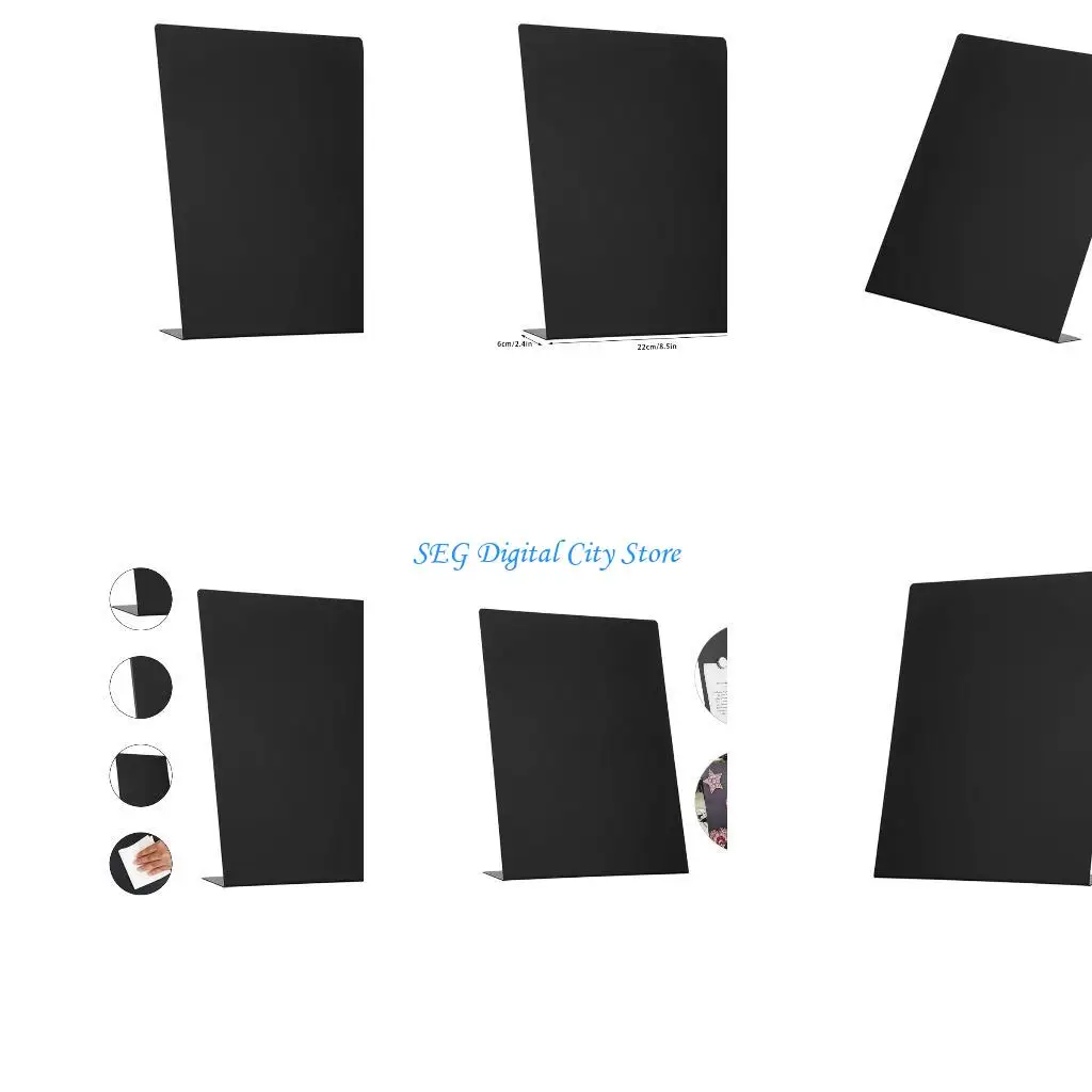 

U75B L-образная металлическая доска для заметок, записываемая магнитная доска для объявлений, настольная доска, вывеска для и см