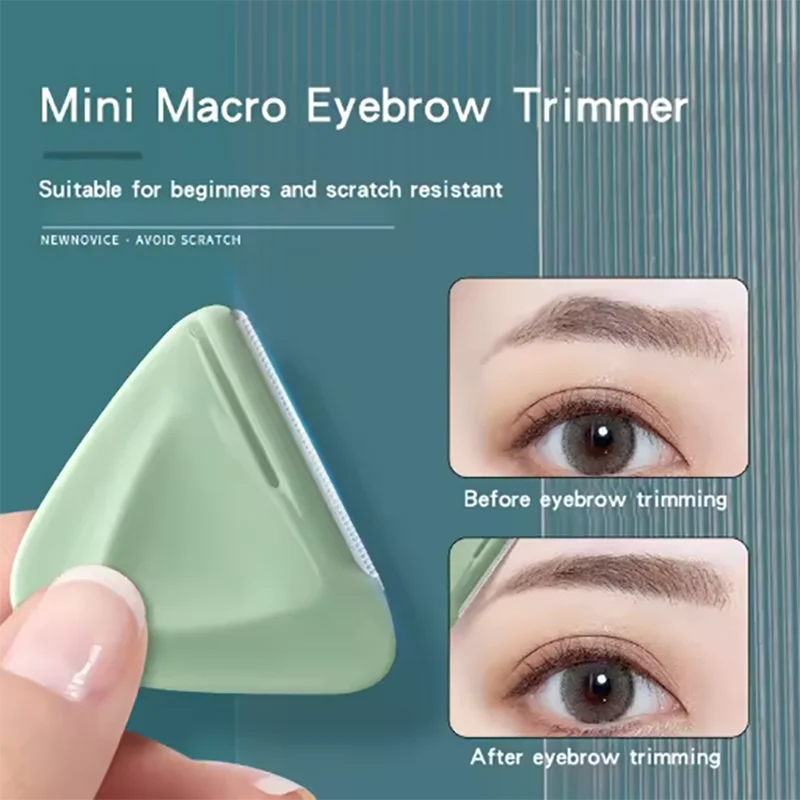 Trymer do brwi Trójkątny przenośny bezpieczny skrobak do brwi Specjalny trymer do brwi Ostrze do brwi Narzędzie kosmetyczne