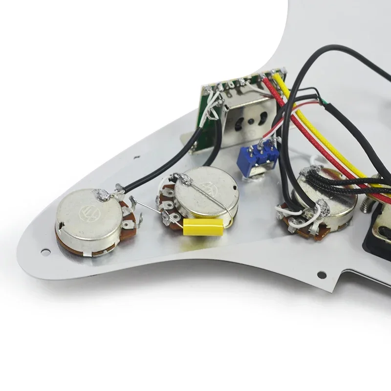 SSH Pickguard with Alnico 5 Guitar Pickup with Coil Splitting Loaded Prewired Scratchplate 500K Big Pot Assembly Guitar Parts