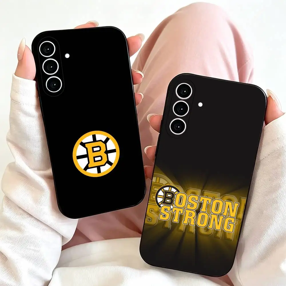 Cool B-Boston B-Bruins-S  Phone Case For Samsung Galaxy A73,A72,A71,A70,A53,A52,A51,Others Soft Black Cover