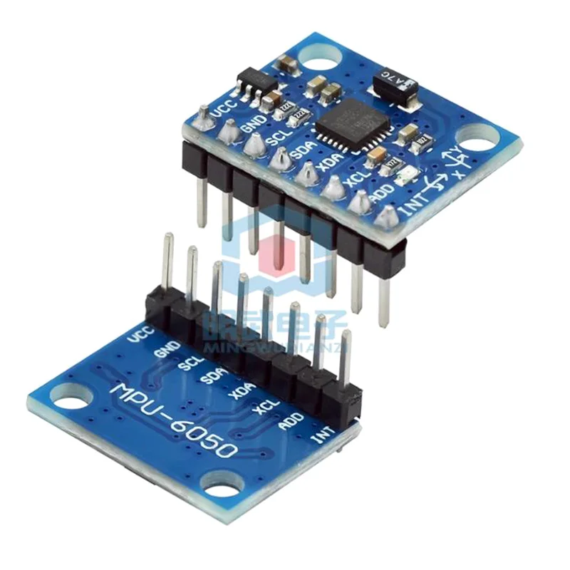 GY-521 MPU-6050 MODULE 3-Axis Accelerometer 6DOF MODULE Straight/Curved Stitches