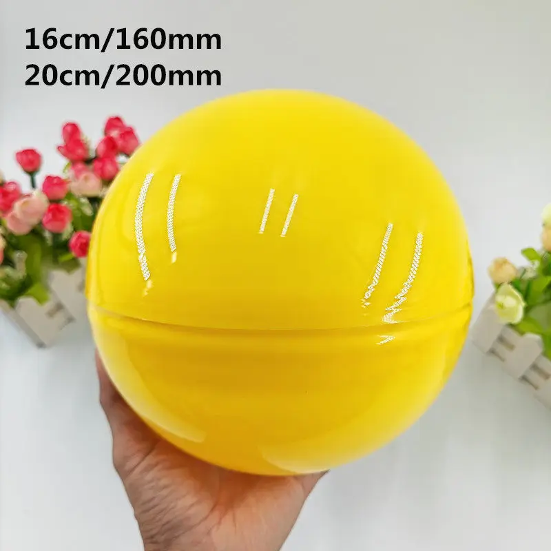 16cm 20cm Twist-shell Egg Casing Color Empty Shell Plastic Hollow Lottery Ball PP Threaded Opening/closing Sphere Game Supplies