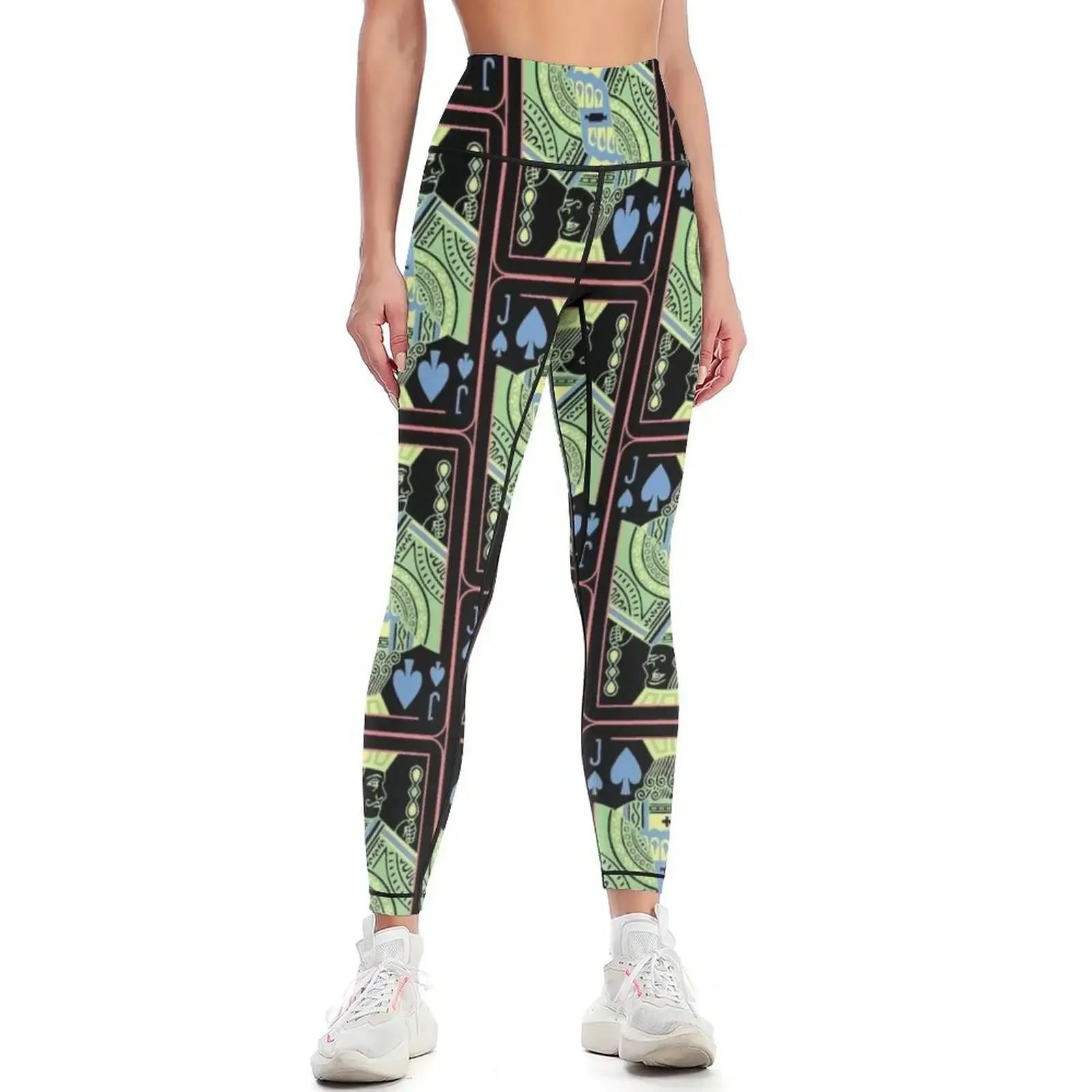 

Jack of Spades Pastel Leggings sportswear gym Female legging pants gym pants sportswear for gym Womens Leggings