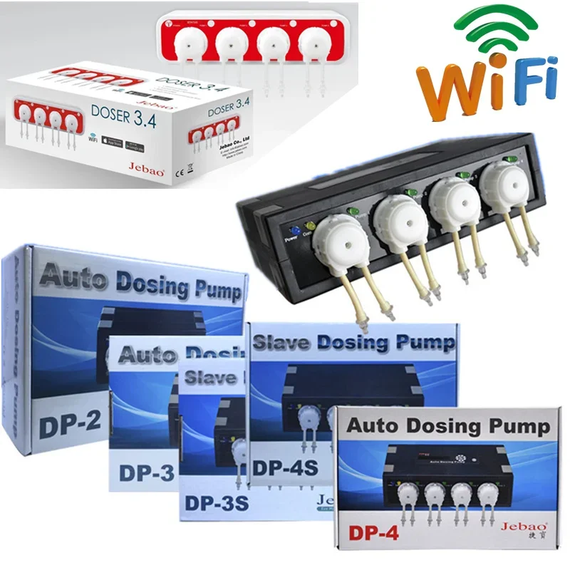 JEBAO JECOD DP2 DP3 DP4 DP-2 DP-3 DP-4 DP3S DP4S DP-3S DP-4S Auto Dosing Pump -Automatic Doser for Marine Reef Doser3.4 2.4