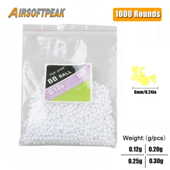 1000 Strike Strikeball יח'\שקית Airsoft BB 6 מ