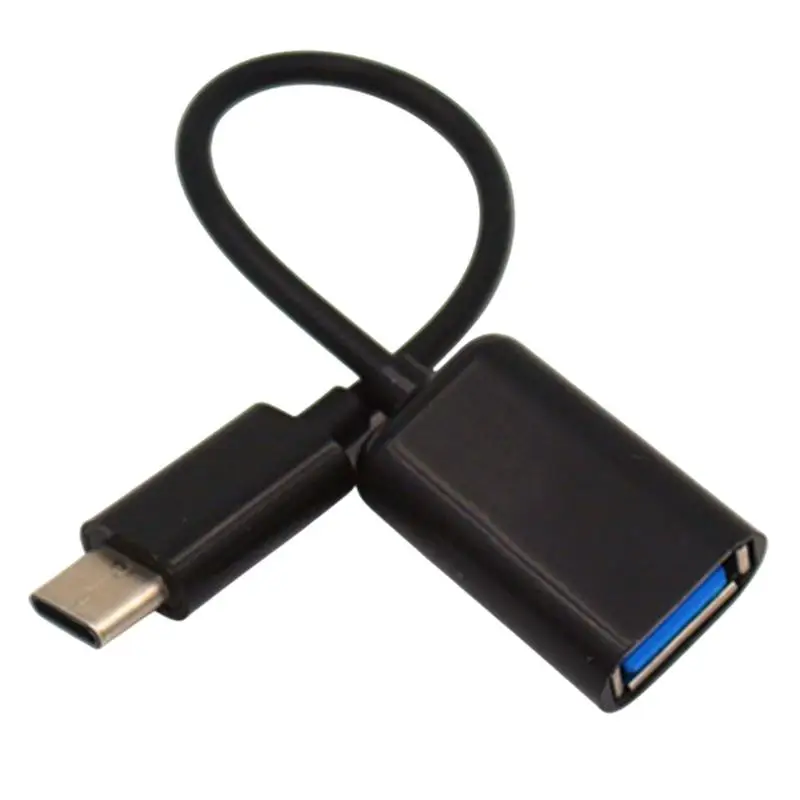 Adaptador de cabo OTG tipo C USB para conector adaptador tipo C para telefone OTG cabo de dados conversor de fone de ouvido
