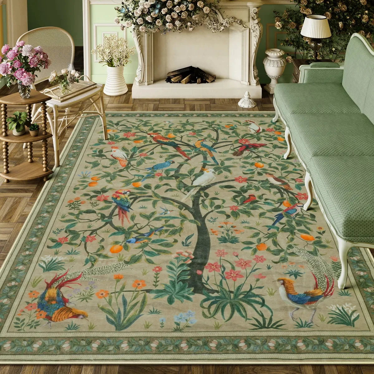 Maximalist Jungle Bird Olive G - Kitchen Appliances Green ulasan dan harga