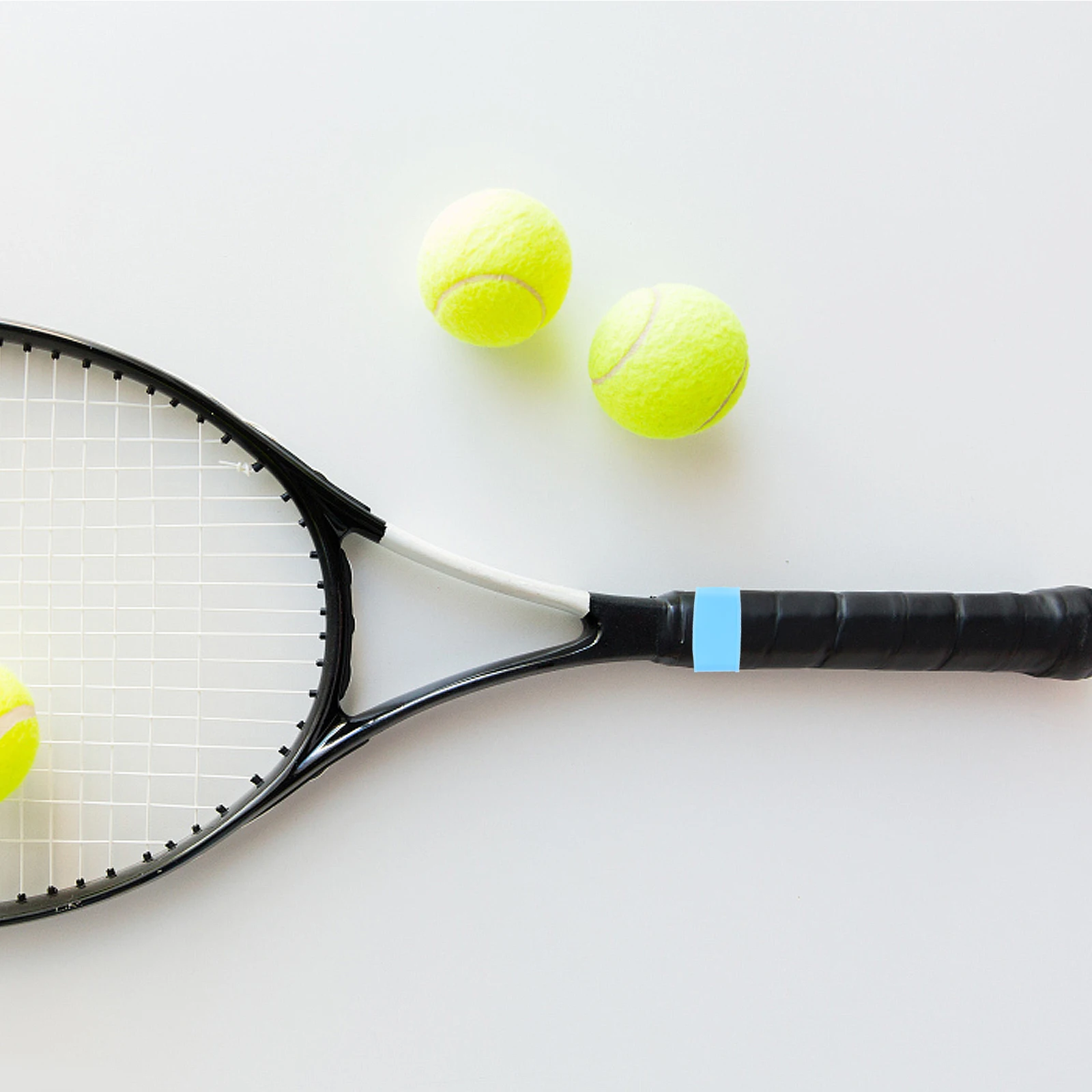 

7 Pcs Handle Grip Glue Tennis Band Beam Port Overgrip for Racket Badminton Silica Gel Protector