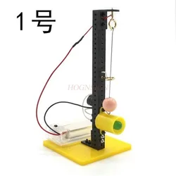 Insegnamento della fisica allarme terremoto sonoro e luminoso fai da te semplice modello sismografo giocattolo kit creatore di esperimenti di scienze fisiche