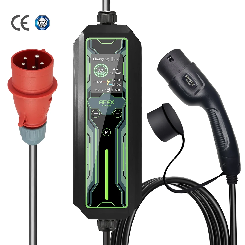 Hot Sale 7KW Portable EV charging type1 Variable Power Wall-mounted AC Wallbox
