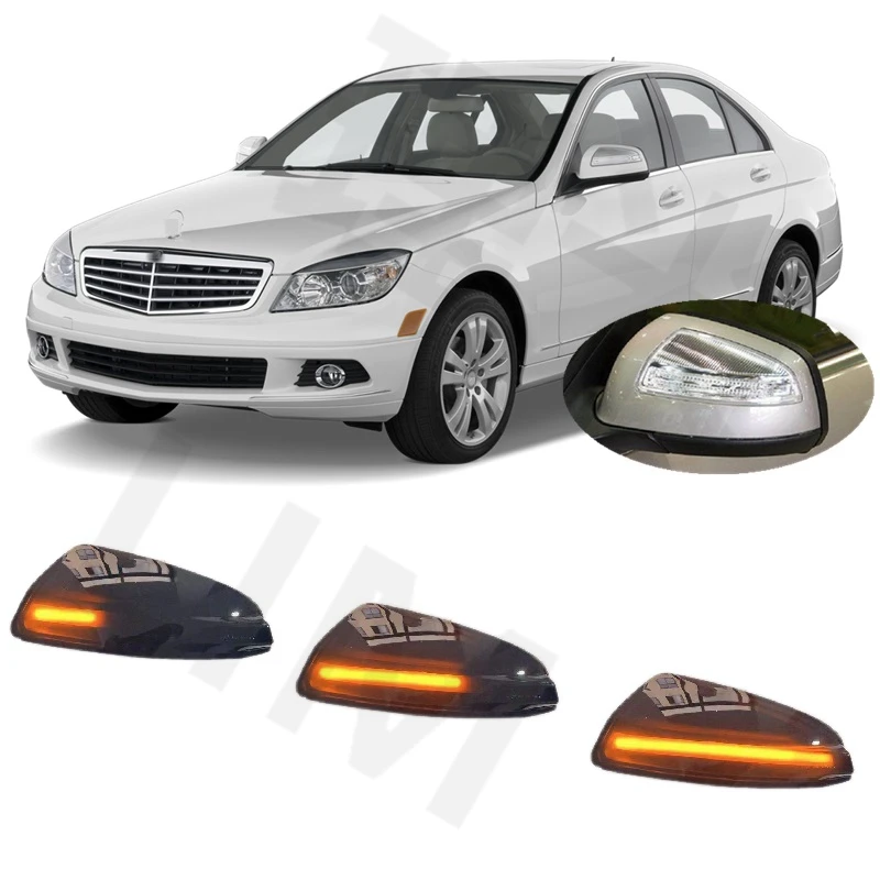 

for Mercedes Benz C Class W204 S204 2007 2008 Dynamic LED Blinker Sequential Indicator Turn Light Signal Lamp