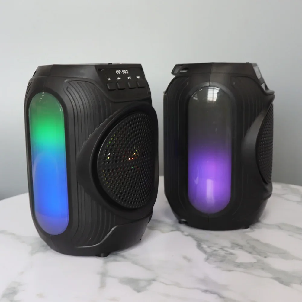 Cal przenośny głośnik Bluetooth z światło RGB System kina domowego wsparcie Audio dysku TF Mini bezprzewodowy Subwoofer BT