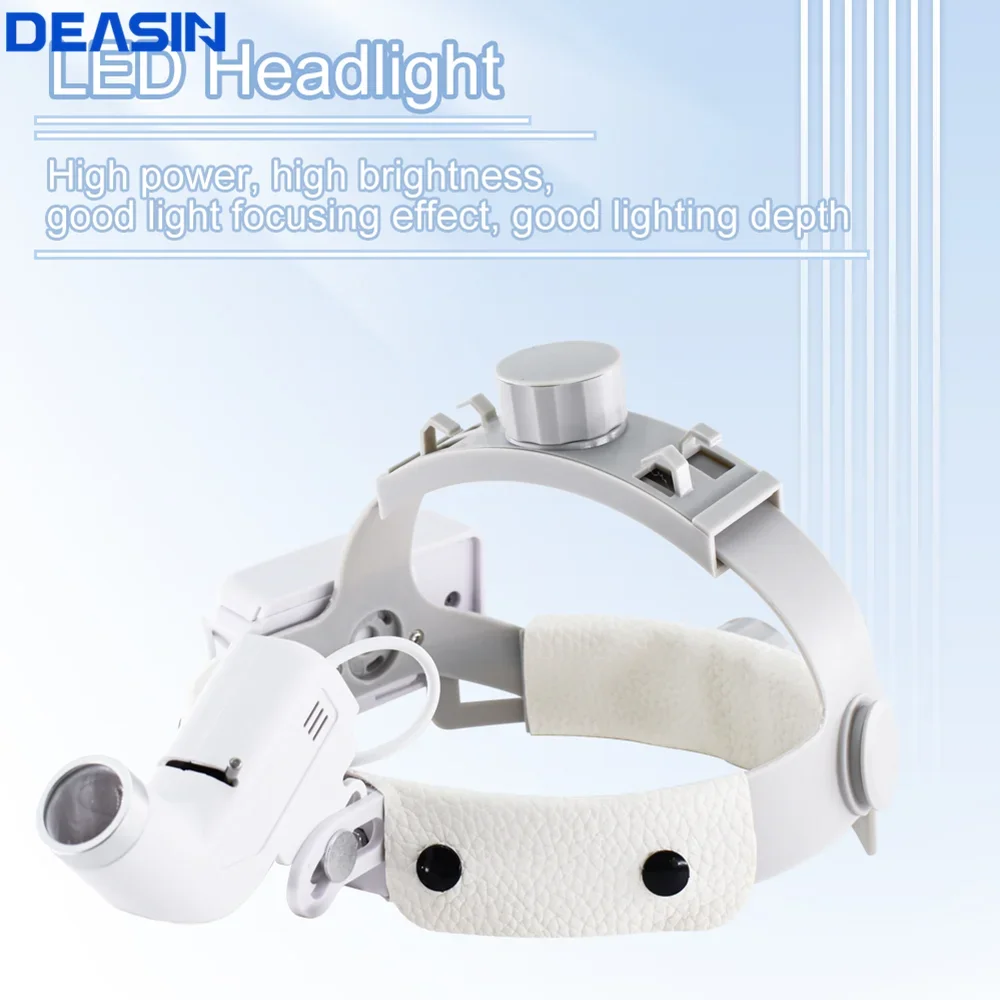 

ENT Dental Surgical Headlight Medical 5W LED Lamp Headlamp Clinical Brightness Spot Adjustable FOR Surgeon Operation DEASIN