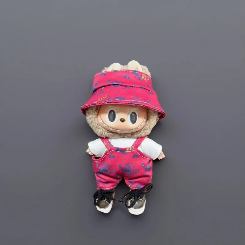 ミニ人形アクセサリー 17 センチメートル Labubu 服 V1 V2 衣類アクセサリーセットギフト