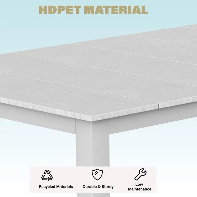 طاولة طعام خارجية متعددة الاستخدامات لسيناريوهات وإعدادات مختلفة #3